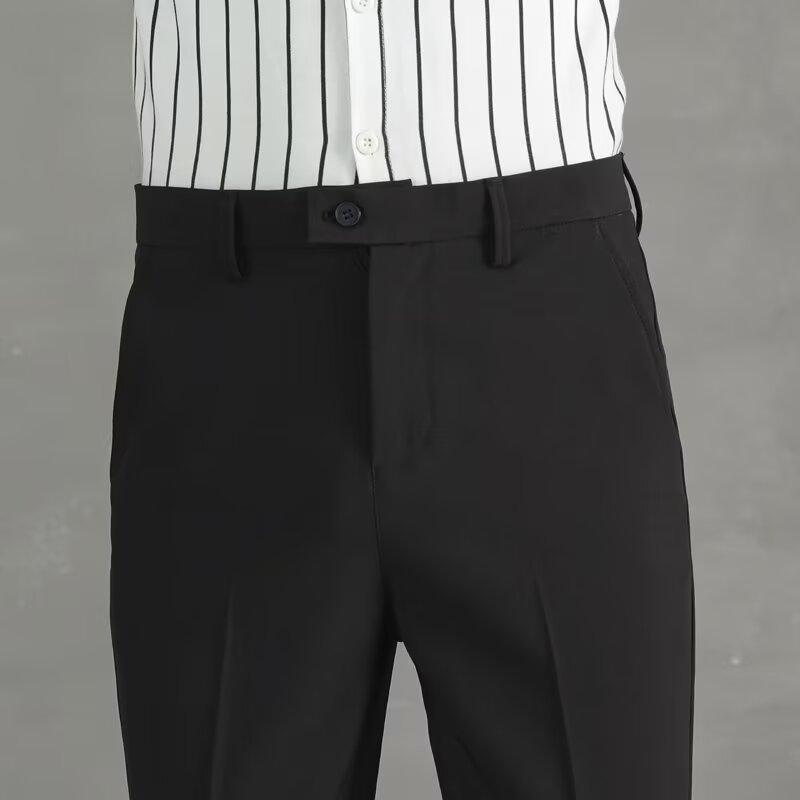 Ankle-length Suit Pants