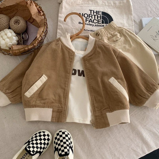 Kid's Overcoat Spring Cloth